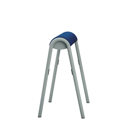 Sitz-Steh-Hocker se:lab hopper 51cm 100 % Polyester blau