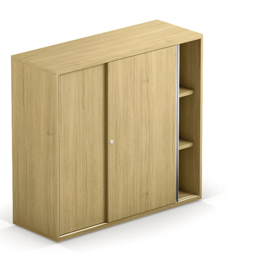Schiebetürenschrank grand slam 1.200 x 1.148 x 436 mm (B x H x T) 2 Fachböden Holz eiche hell