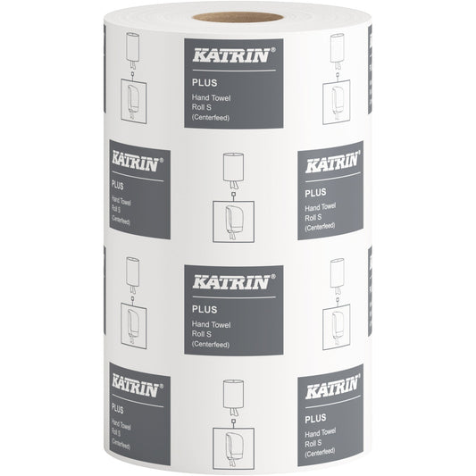 Katrin Handtuchrolle Plus 20,5 cm x 100 m (B x L) Tissue, 100 % Zellstoff hochweiß 12 Rl./Pack.