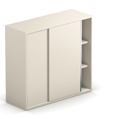 Schiebetürenschrank grand slam 1.200 x 1.148 x 436 mm (B x H x T) 2 Fachböden Holz naturweiß