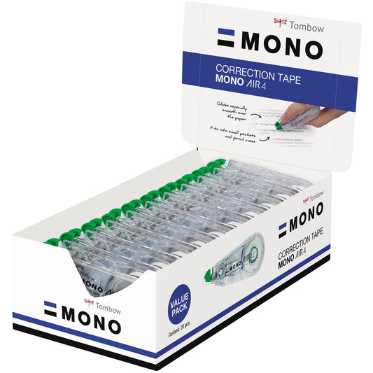 Tombow Korrekturroller MONO air4 4,2 mm x 10 m (B x L) keine seitliche Anwendung 20 St./Pack.