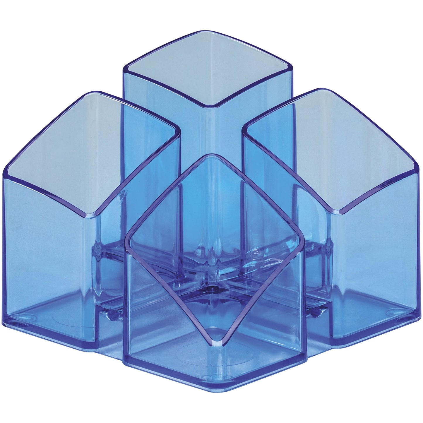 HAN Stifteköcher SCALA 12,5 x 10 x 12,5 cm (B x H x T) Polystyrol blau transparent