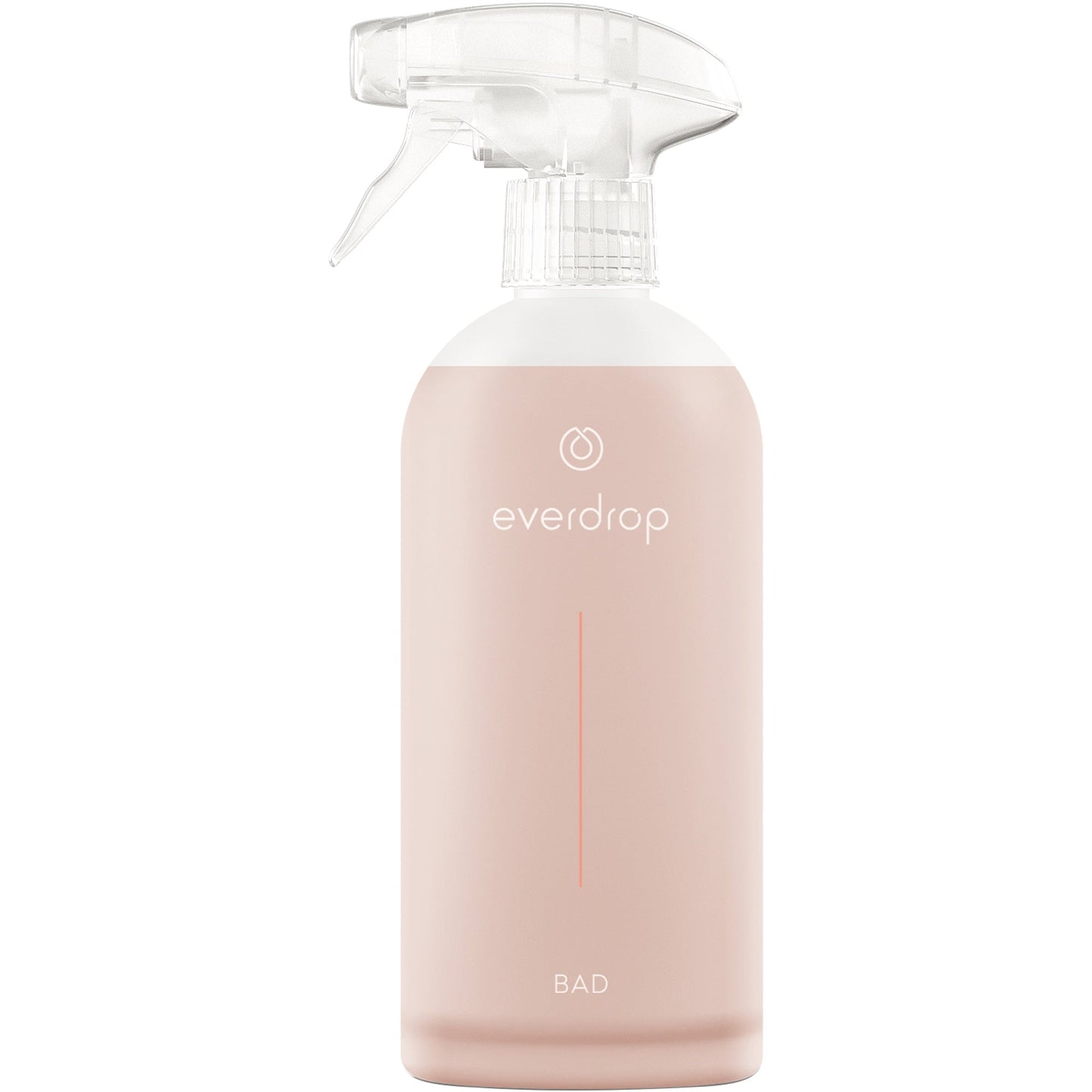 everdrop Leerflasche everdrop Badreiniger P08-020-003-01 0,5l Glas transparent