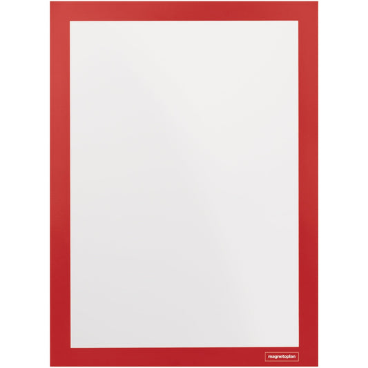 magnetoplan® Magnetrahmen magnetofix DIN A4 Polypropylen rot 2 St./Pack.