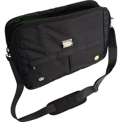 Soennecken Aktentasche oeco RPET Außenmaße: 43 x 34 x 12 cm (B x H x T) Steckverschluss PET, recycelt schwarz
