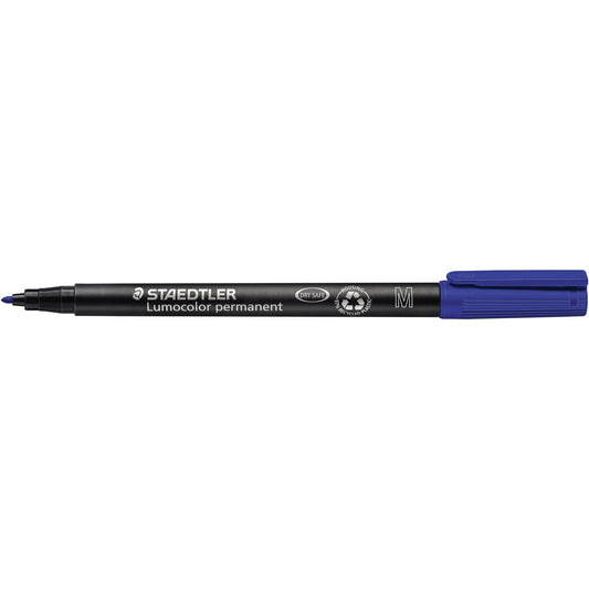STAEDTLER® Folienstift Lumocolor® permanent 317 1mm blau nicht dokumentenecht