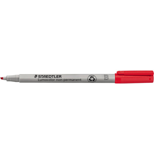 STAEDTLER® Folienstift Lumocolor® non-permanent 312 1-2,5mm rot nicht dokumentenecht