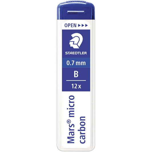 STAEDTLER® Feinmine Mars® micro carbon 250 0,7mm B schwarz 12 St./Pack.