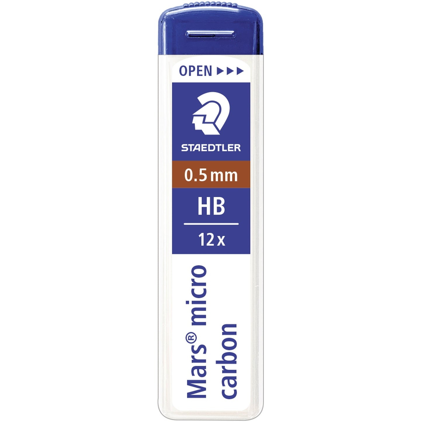STAEDTLER® Feinmine Mars® micro carbon 250 0,5mm HB schwarz 12 St./Pack.