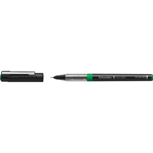 Schneider Tintenroller Xtra 805 0,5mm grün Nadelspitze nicht dokumentenecht