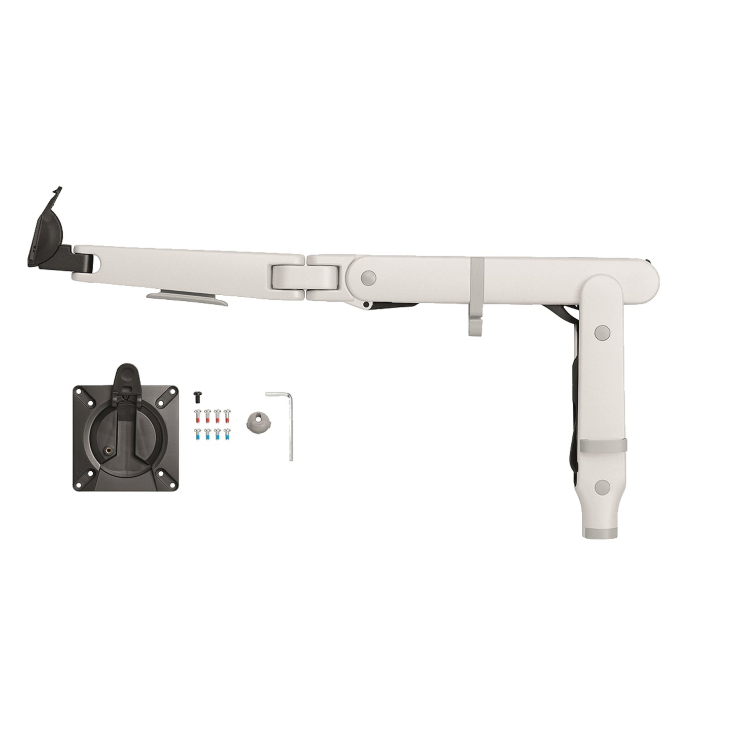 Ollin Monitorschwenkarm 9kg Aluminium/Stahl/Messing/Zink/Kunststoff weiß