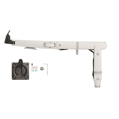 Ollin Monitorschwenkarm 9kg Aluminium/Stahl/Messing/Zink/Kunststoff weiß
