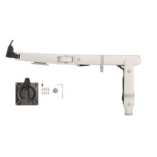 Ollin Monitorschwenkarm 9kg Aluminium/Stahl/Messing/Zink/Kunststoff weiß