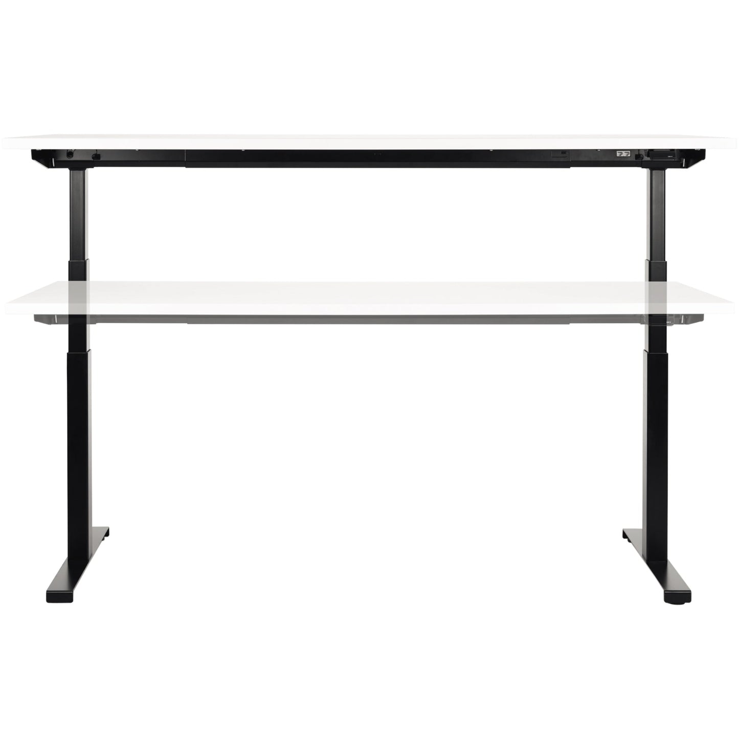 BakkerElkhuizen Schreibtisch WORK & MOVE Maße: 1.200 x 650-1.260 x 700 mm (B x H x T) Spanplatte weiß