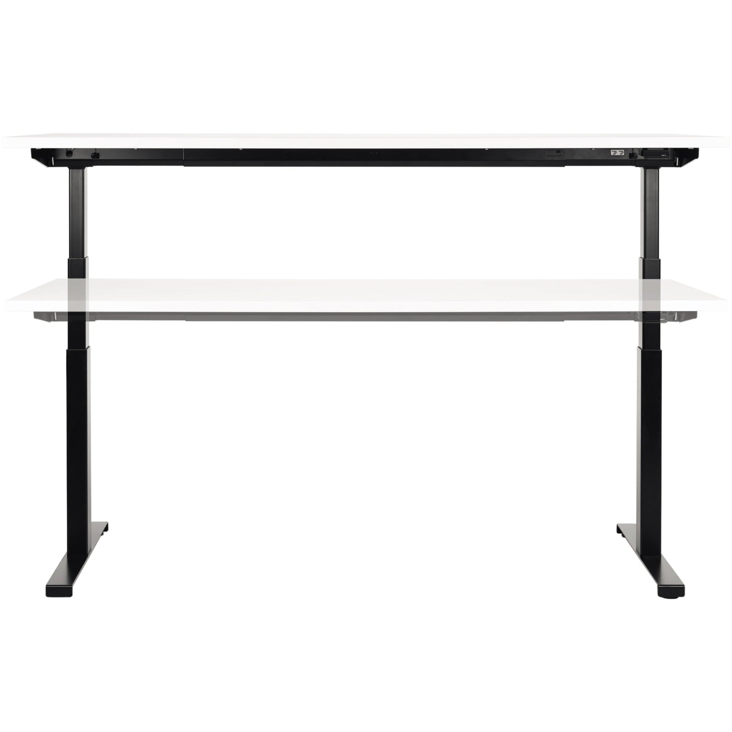 BakkerElkhuizen Schreibtisch WORK & MOVE Maße: 1.600 x 650-1.260 x 800 mm (B x H x T) Spanplatte weiß