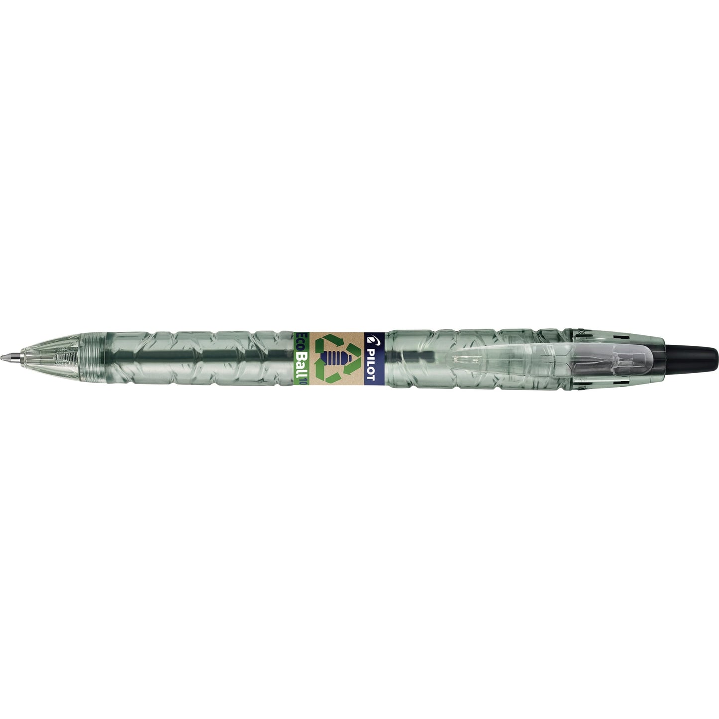 PILOT Kugelschreiber Bottle 2 Pen Ecoball 0,4mm schwarz Mine auswechselbar dokumentenecht Schaftfarbe: transluzent
