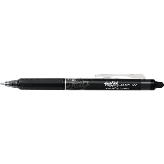 PILOT Tintenroller FriXion Clicker 0,4mm schwarz Rundspitze nicht dokumentenecht
