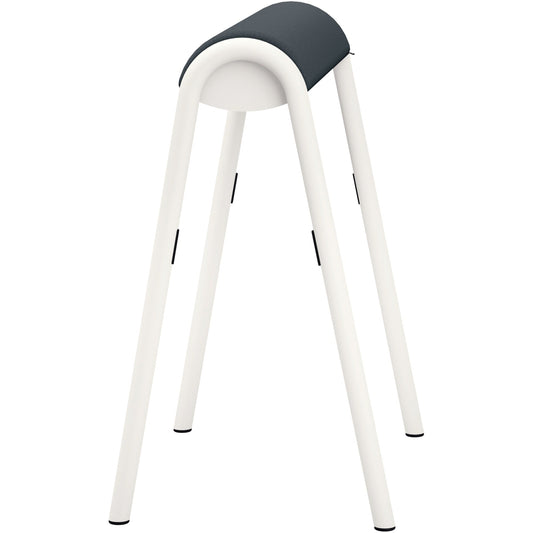 Sitz-Steh-Hocker se:lab hopper 51cm 100 % Polyester eisengrau