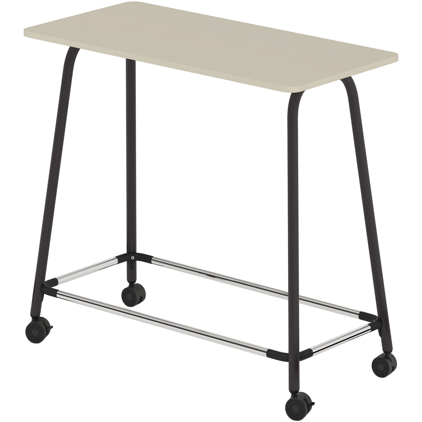 Stehtisch se:lab high desk agile 1.200 x 1.050 x 600 mm (B x H x T) Holz lichtgrau
