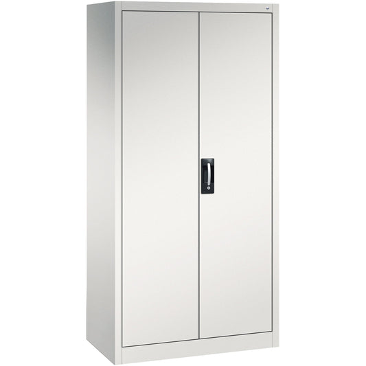C+P Flügeltürenschrank Acurado 930 x 1.950 x 500 mm (B x H x T) 4 Fachböden Stahl Farbe der Front: lichtgrau Farbe des Korpus: lichtgrau