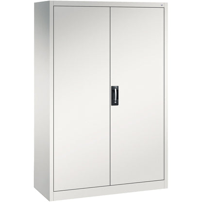 C+P Flügeltürenschrank Acurado 1.200 x 1.950 x 500 mm (B x H x T) 4 Fachböden Stahl Farbe der Front: lichtgrau Farbe des Korpus: lichtgrau