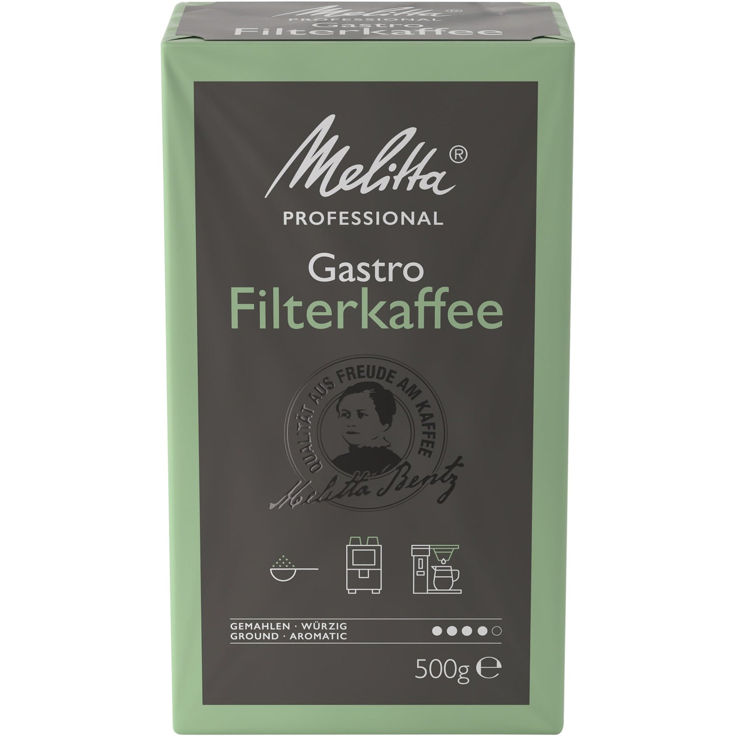 Melitta Kaffee Gastronomie würzig & ergiebig gemahlen 500 g/Pack.