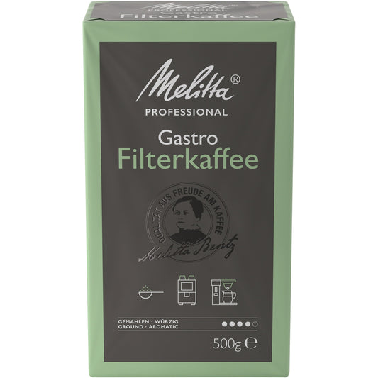 Melitta Kaffee Gastronomie würzig & ergiebig gemahlen 500 g/Pack.