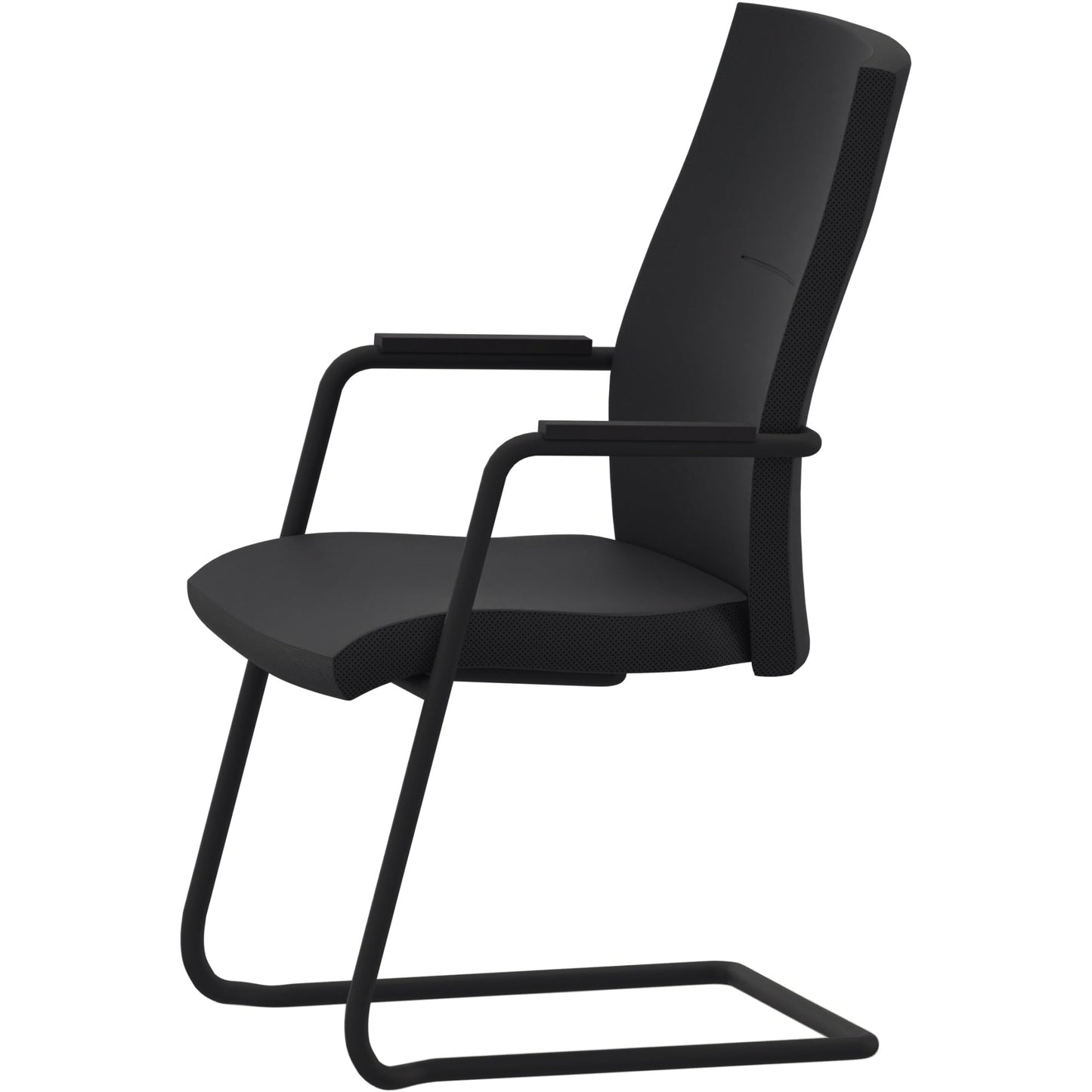 NowyStyl Besucherstuhl SO-one 110kg Buchenschichtholz 100 % Polyester, recycelt schwarz