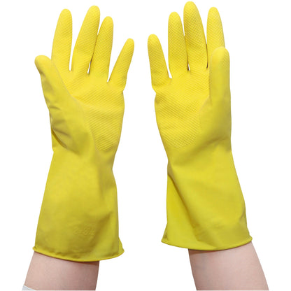 FAIR ZONE Gummihandschuhe L Naturkautschuk gelb