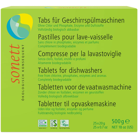 sonett Spülmaschinentabs 25 x 20 g/Pack.