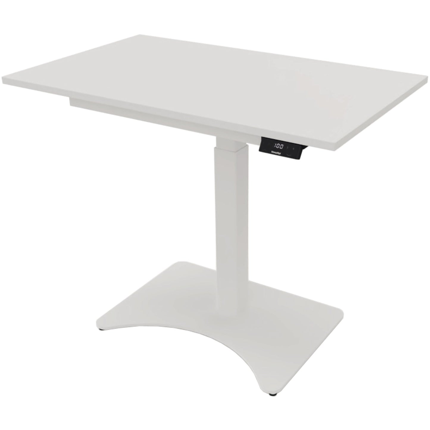 NowyStyl Schreibtisch eModel 2.0 MINI Maße: 900 x 620-1.080 x 550 mm (B x H x T) Holz weiß