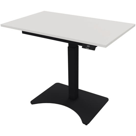 NowyStyl Schreibtisch eModel 2.0 MINI Maße: 900 x 620-1.080 x 550 mm (B x H x T) Holz weiß