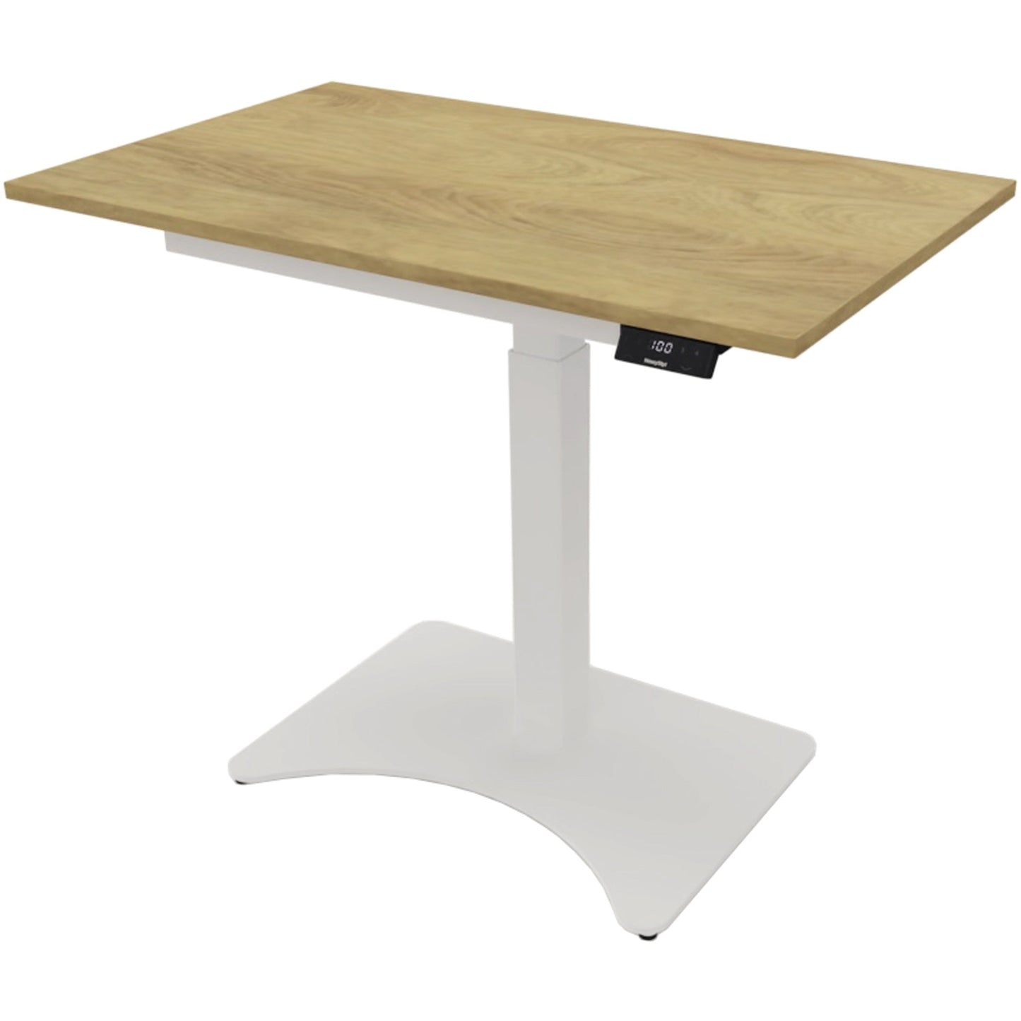 NowyStyl Schreibtisch eModel 2.0 MINI Maße: 900 x 620-1.080 x 550 mm (B x H x T) Holz natural hickory