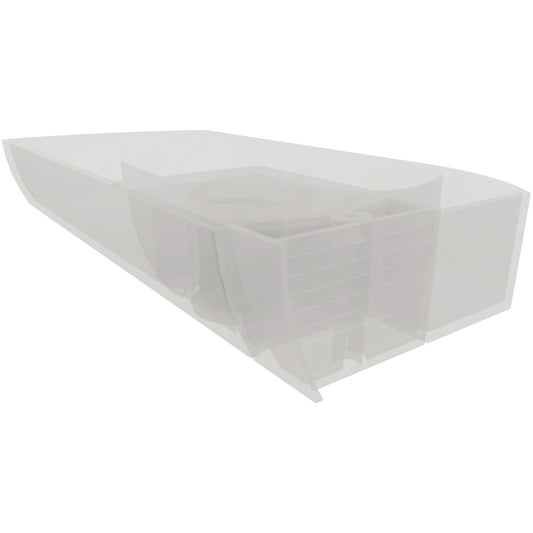 NowyStyl Ablageschale NowyStyl Schreibtisch eModel 2.0 MINI, eModel 2.0 29,6 x 4,5 x 13,7 cm (B x H x T) Kunststoff transparent