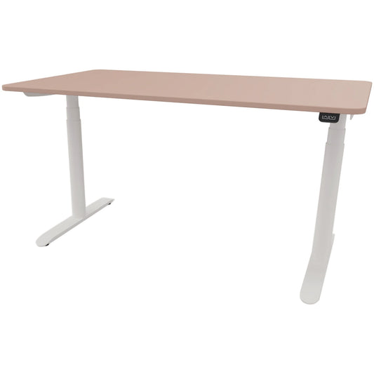 Schreibtisch se:lab e-desk Maße: 1.400 x 650-1.280 x 900 mm (B x H x T) Holz antikrose
