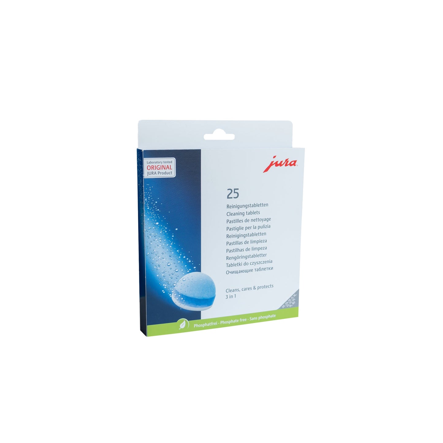 JURA Reinigungstablette 3-Phasen Kaffeevollautomaten 25 St./Pack.