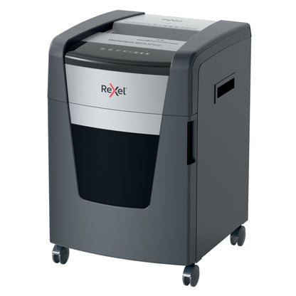 Rexel® Aktenvernichter Momentum Extra XP512+ P-5 Papier, Heftklammern, Büroklammern, Kreditkarten, CDs/DVDs Partikelschnitt 13 Bl. schwarz