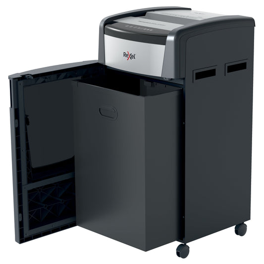 Rexel® Aktenvernichter Momentum Extra XP520+ P-5 Papier, Heftklammern, Büroklammern, Kreditkarten, CDs/DVDs Partikelschnitt 21 Bl. schwarz