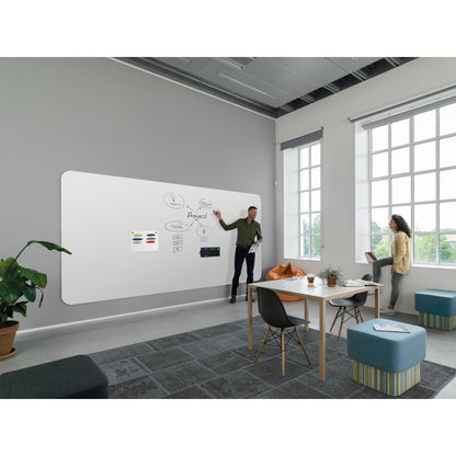 magnetoplan® Whiteboard Infinity Wall X Maße der Oberfläche: 490 x 198 cm (B x H) Tafel magnethaftend nicht beidseitig beschreibbar Stahl emailliert weiß