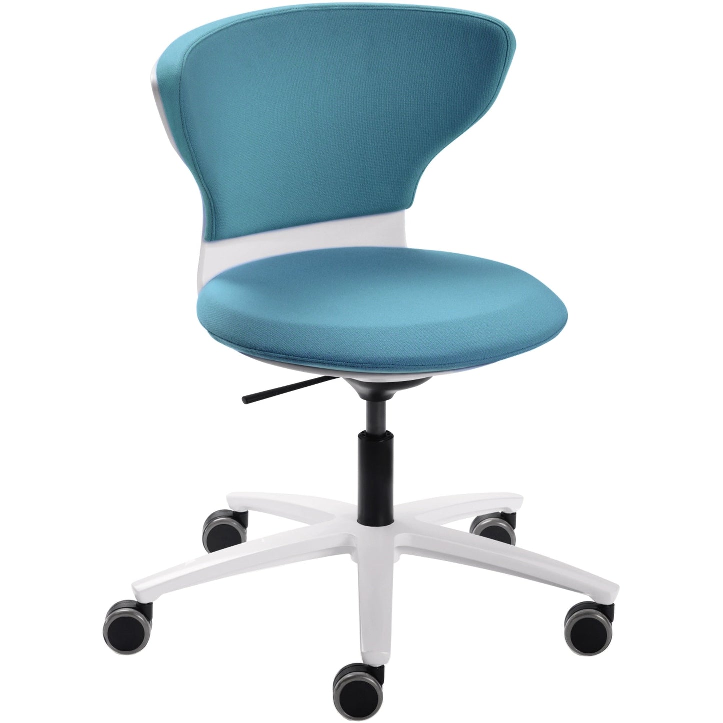 Sedus Bürodrehstuhl turn around 42-55cm Rolle ungebremst (für Hartboden) türkis