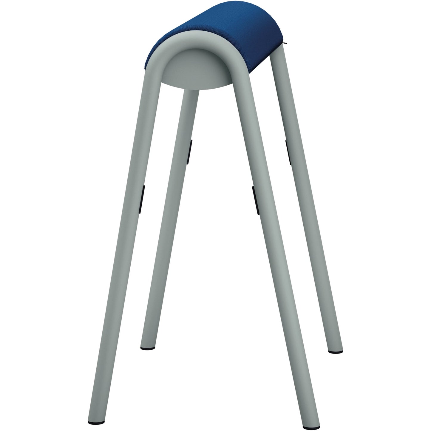 Sitz-Steh-Hocker se:lab hopper 51cm 100 % Polyester blau