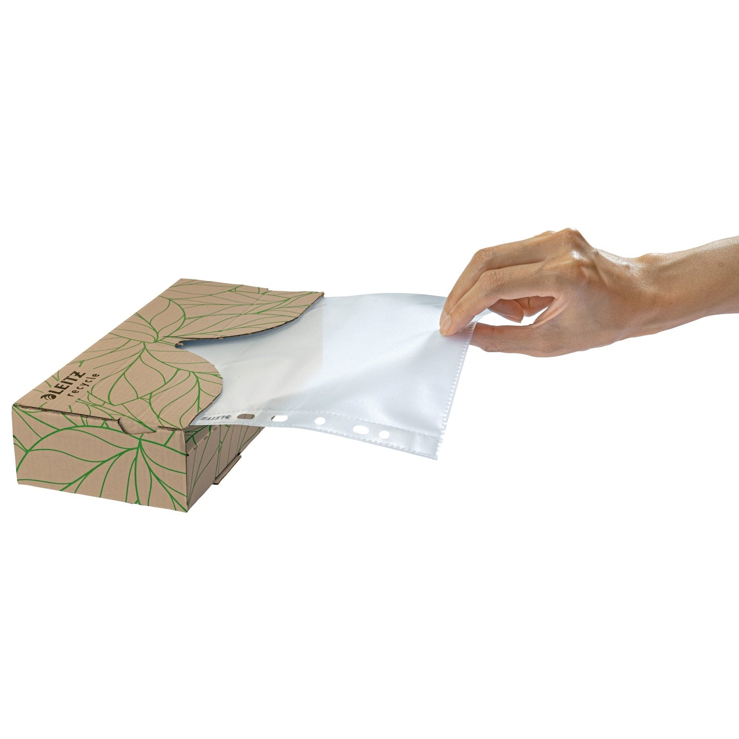 Leitz Prospekthülle Recycle DIN A4 70µm oben offen Kunststoff, 100 % recycelt transparent 40 St./Pack.