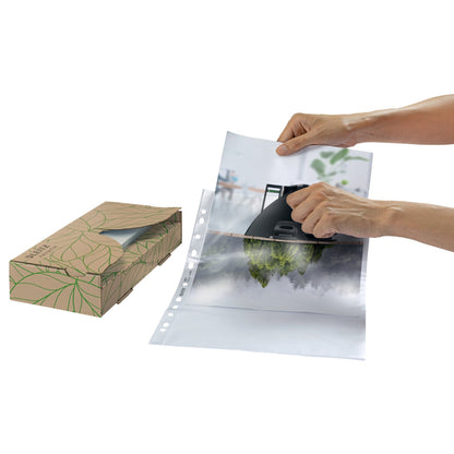 Leitz Prospekthülle Recycle DIN A4 70µm oben offen Kunststoff, 100 % recycelt transparent 40 St./Pack.