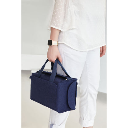 magnetoplan® Moderationstasche ecoAware 29 x 18 x 14,5 cm (B x H x T) 1.900 Teile Polyester, 100 % recycelt blau