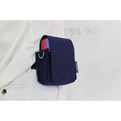 magnetoplan® Moderationstasche ecoAware 11 x 15 x 7 cm (B x H x T) Polyester, 100 % recycelt blau