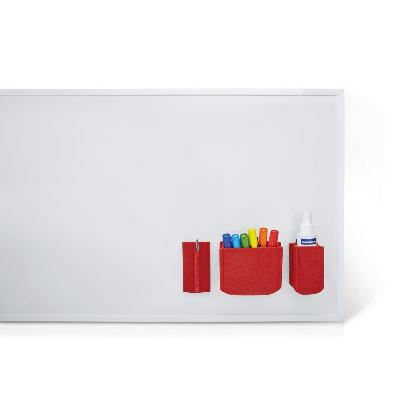 magnetoplan® Tafelwischer magnetoWipe ecoAware Whiteboard, Glasboard 6 x 5,2 x 10,5 cm (B x H x L) rot