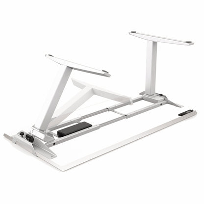 Fellowes® Schreibtisch LevadoT Maße: 1.600 x 640-1.260 x 800 mm (B x H x T) Spanplatte weiß