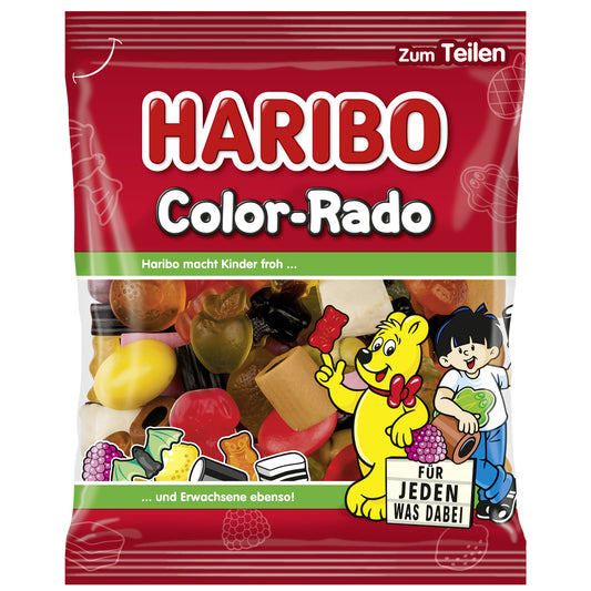 HARIBO Fruchtgummi Color-Rado 175 g/Pack.