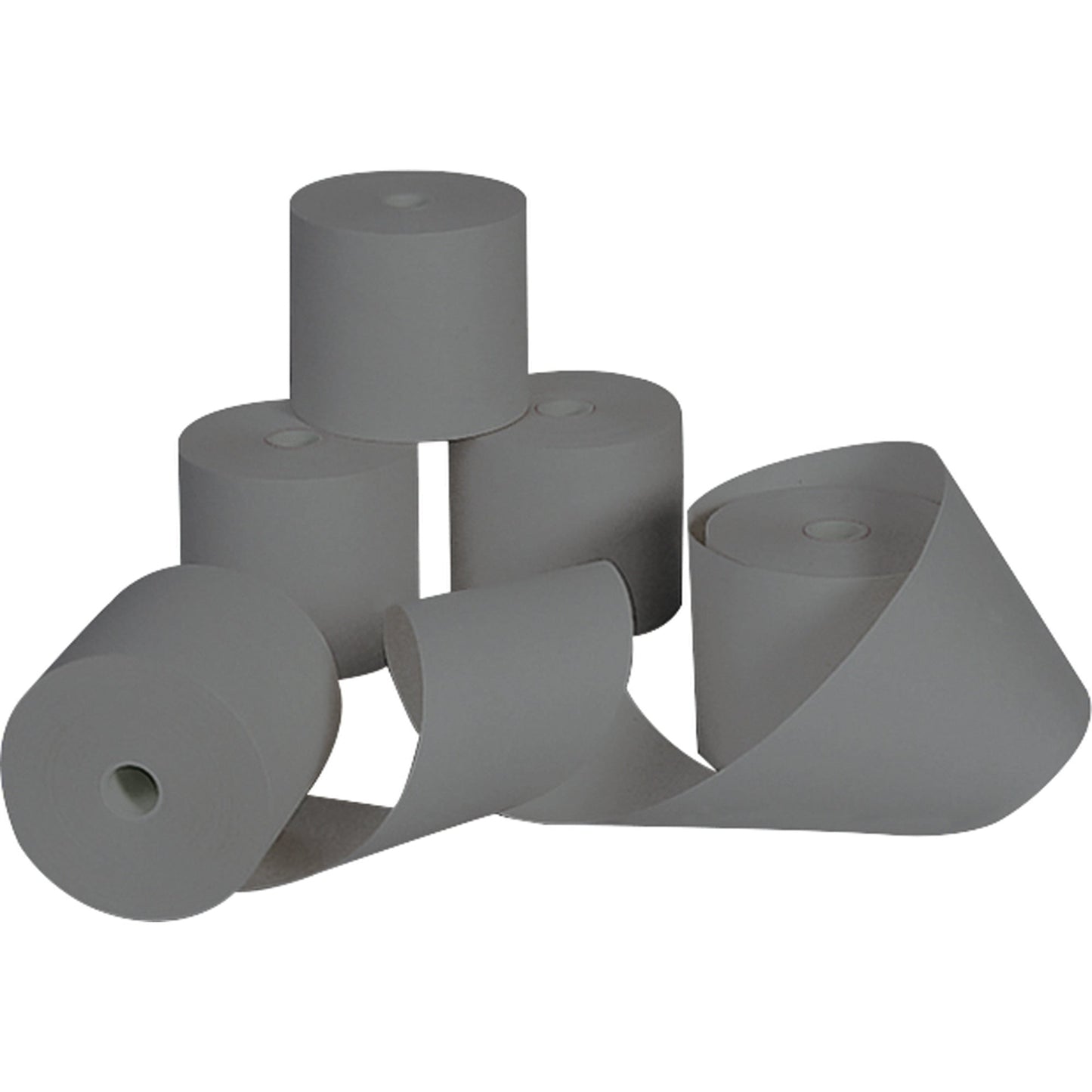 Soennecken Additionsrolle Registrierkassen 44 mm x 45 m (B x L) 12mm 60g/m² grau 5 St./Pack.