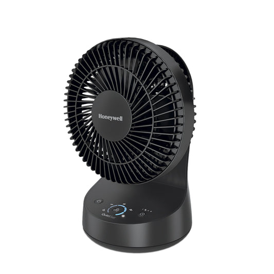 Honeywell® Tischventilator QuietSet 34W 2 Leistungsstufen Netzbetrieb schwarz